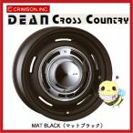 【CRIMSON/クリムソン】DEAN CROSS COUNTRY ●14インチ 14x5.0J 5/114.3 INSET:47 ●マットブラック ●１本　ディーン クロスカントリー