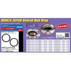 【MONZA JAPAN】ハイブリッド ハブリング ●４個　【ご希望サイズをお選び頂きカートへお進み下さい】モンツァジャパン Hybrid Hub Ring