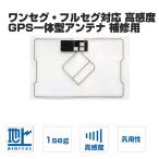 高感度 アンテナフィルム GPS ワンセグ アンテナ GPS一体型 補修用 フルセグ対応 地デジフィルム 張替え イクリプス カロッツエリアガラスクリーナー