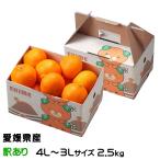 お歳暮 みかん あいか 風のいたずら 訳あり 4L〜3Lサイズ 2.5kg みきゃん箱入 紅まどんなと同品種 蜜柑 ミカン ギフト お取り寄せ