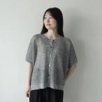 lelill (レリル) | ミックスギマ 2way カーデ (グレー) size 38 | カーディガン ギマコットン 速乾