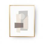 LOVELY POSTERS | TEXTURED WALL ART PRINT | A5 アートプリント/ポスター【  メール便送料無料  北欧 インテリア シンプル】