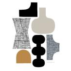 ELOISE RENOUF | WOOD AND STONE NO1 | A4 アートプリント/ポスター 北欧 インテリア ボタニカル アブストラクト