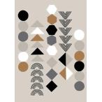 ELOISE RENOUF | STICKER SHAPES NATURAL | A4 アートプリント/ポスター 北欧 インテリア ボタニカル アブストラクト