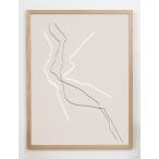 CARO CARO PRINTS | Minimalist Line Art Print (MODM-3401) | アートプリント/アートポスター (30x40cm) 北欧 アブストラクト