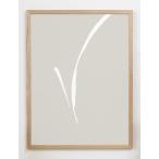 CARO CARO PRINTS | Neutral Brush Strokes Art Print (MODM-4201) | アートプリント/アートポスター (30x40cm) 北欧 アブストラクト