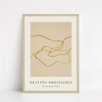 CARO CARO PRINTS | Pencil Drawing Art Print (ABST-17) | アートプリント/アートポスター (50x70cm) 北欧 アブストラクト
