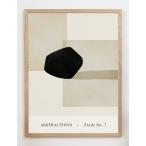 CARO CARO PRINTS | Beige &amp; Black Art Print (GMTC-6301) | アートプリント/アートポスター (30x40cm) 北欧 アブストラクト