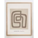 CARO CARO PRINTS | Abstract Beige Art Print (GMTC-6701) | アートプリント/アートポスター (30x40cm) 北欧 アブストラクト