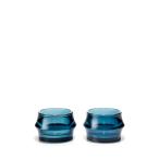 HOLMEGAARD ( ho rum защита ) | ARC чай свет держатель ( темно-голубой ) φ7.2cm 2pcs | свеча держатель Северная Европа ho rum защита 