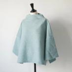 NARU (ナル) | トラベルウールプレミアハイネックPO (ペールブルー/杢グレー) | プルオーバー 定番