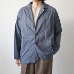 ショッピングシーチング NARU (ナル) | ソフトシーチング テーラードジャケット (ブルーグレー) | ジャケット アウター