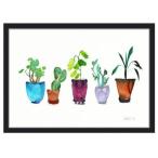 THE CLAY PLAY | 5 POTTED PLANTS (no.609x) | A3 アートプリント/ポスター