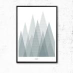IHANNA HOME | FOREST POSTER | アートプリント/ポスター (50x70cm)