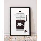 【  メール便送料無料 】LES TEMPS MODERNES | COFFEE PRINT | A4 アートプリント/ポスター
