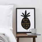 【SALE セール】OLD ENGLISH CO. | PINEAPPLE OF MY EYE | A3 アートプリント/ポスター