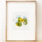 SHAPE COLOUR PATTERN | Apple Bowl - wall art | A3 アートプリント/ポスター