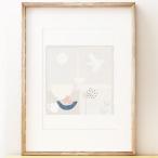 SHAPE COLOUR PATTERN | Morning Flight - contemporary still life art | A3 アートプリント/ポスター