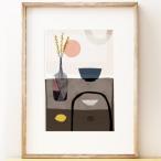 SHAPE COLOUR PATTERN | still life art print 'Stillness 2' - contemporary art | A3 アートプリント/ポスター