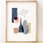 SHAPE COLOUR PATTERN | still life art print 'Stillness 1' - contemporary art | A3 アートプリント/ポスター