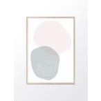 PROJECT NORD | BLUE AND PINK CIRCLE SHAPES | アートプリント/ポスター (50x70cm)