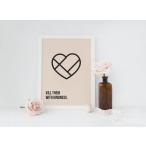 LOVELY POSTERS | KILL THEM WITH KINDNESS PRINT | A3 アートプリント/ポスター