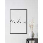 NOUROM | BREATHE AND RELAX | アートプリント/ポスター (50x70cm) 北欧 シンプル ミニマル インテリア おしゃれ