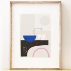 SHAPE COLOUR PATTERN | Modern still life wall art 'Surface Study 4' art print | A3 アートプリント/ポスター