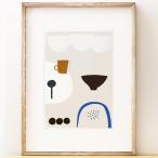 SHAPE COLOUR PATTERN | Modern still life wall art 'Surface Study 2' art print | A3 アートプリント/ポスター