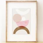 SHAPE COLOUR PATTERN | Abstract art print 'Balancing 3' | A3 アートプリント/ポスター