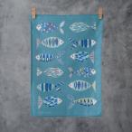【  メール便送料無料 】JESSICA HOGARTH | FISH TEA TOWEL | ティータオル