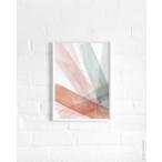 dear musketeer | PASTEL STRIPES ABSTRACT 1 PRINT | A3 アートプリント/ポスター