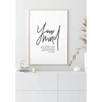 GLAM POSTERS | YOUR MIND POSTER | アートプリント/ポスター (30x40cm)【北欧 リビング インテリア】