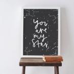 【  メール便送料無料 】OLD ENGLISH CO. | YOU ARE MY STAR CONSTELLATION PRINT | A4 アートプリント/ポスター【ロンドン 北欧 シンプル】