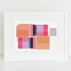 SHAPE COLOUR PATTERN | Abstract wall art print 'Quadretti' | A3 アートプリント/ポスター【北欧 モダン インテリア】