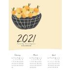 PROJECT NORD | 2021 YEARLY CALENDAR LEMON | A2 カレンダー/ポスター【北欧 シンプル インテリア】