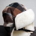 FRANK＆GERTRUDE | Lumberjack hat in Brown and Black Plaid | 茶x黒 | Sサイズ