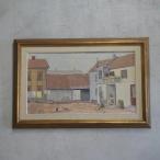 STERN (s Turn ) | Neighbourhood | Oil painting живопись маслом Северная Европа Швеция Mid-century MDC