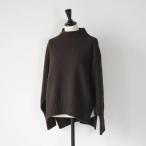FACTORY (ファクトリー) | 25AW ヤク ショート丈ワイドセーター (ダークブラウン/ブラウン) | トップス ニット 秋冬