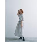 ショッピングコットン MAGALI | リンクルコットン・ピンタックワンピース (gray) | ワンピース マガリ