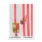 LOUISIANA | RAGNAR KJARTANSSON - THE END (RED STRIPES) | A2 アートプリント/ポスター 北欧 デンマーク おしゃれ