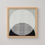 a good view (designed by QUARTER REPORT) | 30x30cm 月食 グレー 北欧 アートポスター