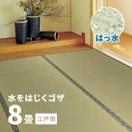 カーペット い草 8畳 8帖 352×352cm 畳の上に敷くもの 撥水 ござ いぐさ 江戸間 関東間 田舎間 五八間 58間 上敷き 白馬