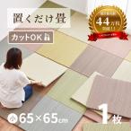 畳 置き畳 イ草 い草 65×65×2.5cm 小1枚 半畳 たたみ DIY カット可能 おしゃれ 可愛い 軽量 琉球畳風 彩 いろどり 期間限定 特別送料無料