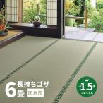 カーペット い草 6畳 6帖 255×340cm 畳の上に敷くもの ござ いぐさ 団地間 56間 五六間 上敷き 柳川プレミアム