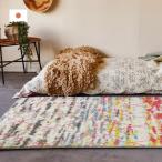 ( 受注生産 ) ラグ カーペット 1畳 100×140cm ホットカーペットカバー 手洗い 洗える プリントラグ リア C MPRL-BE2202