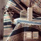 ラグ 絨毯 カーペット 約2.5畳 約195×195cm ネイビー クリーム 高級カーペット モケット織 シェリー