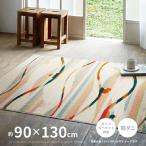 ミッキー ラグ 1畳 90×130cm モダン ポップ ホットカーペット対応 防ダニディズニー DRM-106A キャンディーライン