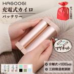 ショッピング充電式 【有名雑誌掲載】hagoogi 充電式カイロ 大容量 電気カイロ オシャレ 小型軽量 分離式 10000mah モバイルバッテリー ギフト 寒さ対策