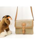  Celine небольшая сумочка Macadam Trio mf/ бежевый чай Cross сумка "body" .. плечо @M15/2